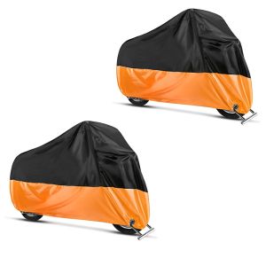 2x Abdeckplane KTM 1190 RC8 / R - 125 Duke / EXC / SX / XC-W Craftride XL in schwarz-orange Spar-Set_1