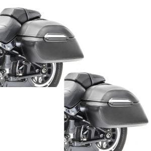2x Seitenkoffer Set Yamaha XVS 1300 A Midnight Star Craftride K3 33Ltr in schwarz Spar-Set_1