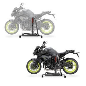 2x Zentralständer Yamaha MT-10 16-21 grau Motorradheber ConStands Power-Classic Spar-Set_1