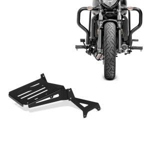 Set: Gepäckträger Kawasaki Vulcan S/ Cafe 15-21 schwarz + Sturzbügel für Kawasaki Vulcan S / Cafe 15-21 Motor Schutzbügel_1