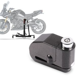 Set: Central Stand compatible with Yamaha FZ8/Fazer 8 (FZ8 Fazer) 10-16 Power-Evo + Alarm Brake Disc Lock 110dB BS-Motoparts Theft protection