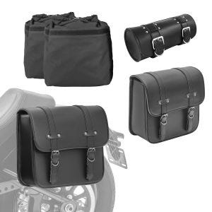 2 x Satteltasche+ Werkzeugrolle TR für Royal Enfield Meteor 350 Craftride_1