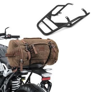 Set: Gepäckträger für BMW R NineT / Pure 14-21 Gepäckbrücke Craftride GT1 + Hecktasche Vintage 25L für BMW R NineT / Pure / Racer braun Craftride_1