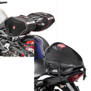 Set: Seitentaschen RF4 für Yamaha MT-10 / MT-03 / MT-125 + Hecktasche Yamaha MT-03 / MT-10 / MT-125 / MT-07 / Tracer Bagtecs Race schwarz_1