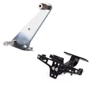 Set: Adapterplatte für ConStands Power Ducati Streetfighter V4 / S 20-21 + Kennzeichenhalter für Ducati Streetfighter V4 / S Nummernschildhalter Zaddox NH2_1