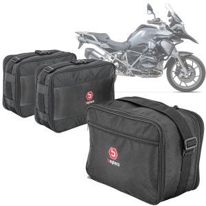 Set: Inner liner bags Vario Panniers compatible with BMW R 1200 GS / Adventure 04-12 for Bagtecs MV1 + Inner bag top box Vario compatible with BMW R 1200 GS / Adventure 04-12 Liner Bagtecs MV3