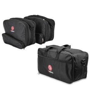 Set: Pannier Liner Inner bag compatible with BMW R 1200 RT / R 1250 RT 05-24 Bagtecs + Inner bag Bagtecs MT2 fits for original Topcase 49L BMW K 1600 GT/GTL / K 1200/1300 GT / R 1200/1250 RT