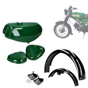 Tank / petrol tank + fender compatible with Simson S51 / S70 fender + mud flap fender