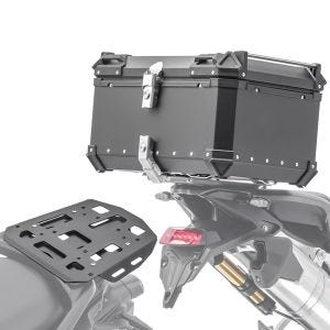 Aluminum top case XB65 black + luggage rack suitable for Yamaha Tracer 9/GT 21-24