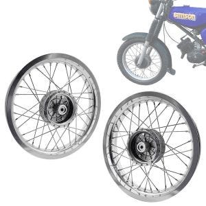 Rim 2.15x16 wide aluminum + rim 2.5x16 wide aluminum suitable for Simson S51 S50 S70 Schwalbe KR51