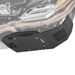 Skid Plate compatible with Benelli TRK 502 / X 16-24 Aluminium Belly Pan Engine Guard Black Motoguard