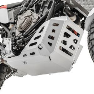 Skid Plate compatible with Yamaha Tenere 700 21-24 Engine Guard Aluminium SK2 silver Motoguard