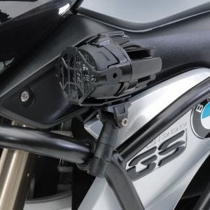 Set Verkleidungsschutzbügel + Scheinwerfer für BMW F 850 GS / F 750 GS 18-20 Motoguard schwarz_1