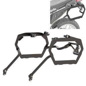 Case carrier compatible with Aprilia Tuareg 660 22-24 Bagtecs SLP for aluminium cases and saddlebags