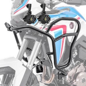 Set Upper Crash bar + Auxiliary lights XL fit for Honda Africa Twin 1100 20-23 fog lights Motoguard SN2