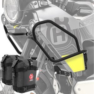 Set Crash Bars + Bags fits for Husqvarna Norden 901 21-24 Motoguard HQ1
