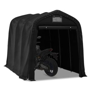,Motorcycle Shelter Garage Motoguard MG1 Tent Garage Universal 1,,6x7.87 ft PVC black,