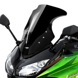 Racing Screen compatible with Kawasaki Z 1000 SX 11-16 Double Bubble "R" MRA black