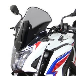 Touring Screen compatible with Honda CB 650 F 14-16 Windshield "NTM" with mounting material MRA light smoke