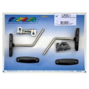 Special Mounting Kit "HKS-F-" MRA Windshields compatible with BMW F 800 R 09-14 fixation kit