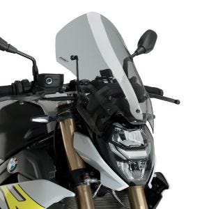 Nakedbike-shild compatible with BMW S 1000 R 21-24 Smoke Puig New Generation Touring 20888H