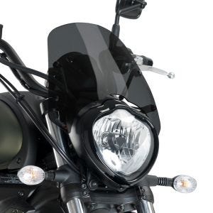 Windshield compatible with Kawasaki Vulcan S / Café 15-24 Dark Smoke Puig NG Sport