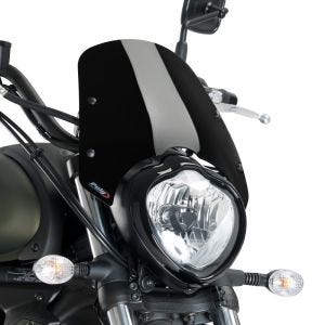 Windshield compatible with Kawasaki Vulcan S / Café 15-24 Black Puig NG Sport