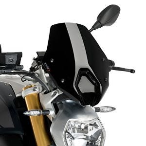 Windshield compatible with BMW R 1250 R 19-24 Black Puig NG Sport