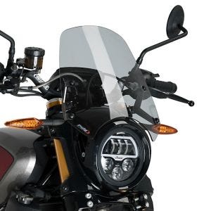Windshield compatible with Indian FTR 1200 / S 19-24 Smoke Puig NG Sport