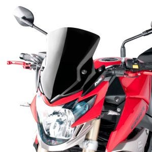 Windshield compatible with Suzuki GSR 750 11-16 Black Puig NG Sport