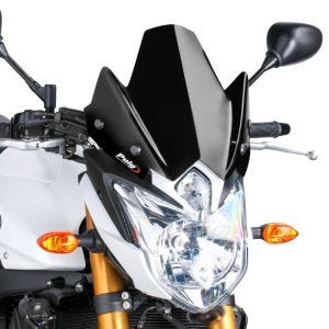 Windshield compatible with Yamaha FZ8 10-16 Black Puig NG Sport