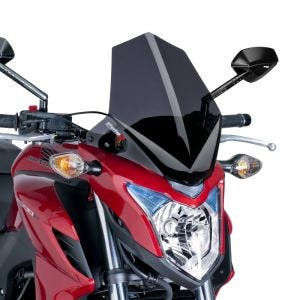 Windshield compatible with Honda CB 500 F 13-15 Dark Smoke Puig NG Sport
