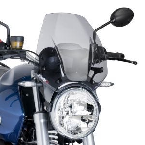 Windshield compatible with BMW R 1200 R 06-14 Smoke Puig NG Sport