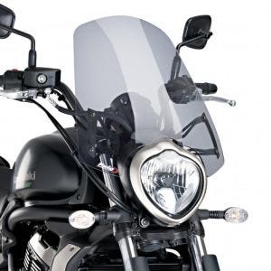 Windshield compatible with Kawasaki Vulcan S / Café 15-24 Smoke Puig NG Touring