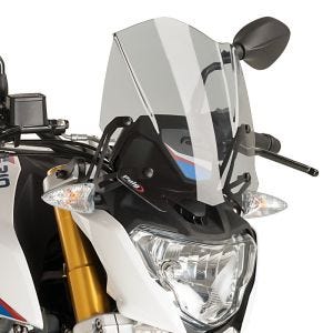 Windshield compatible with BMW G 310 R 16-24 Smoke Puig NG Sport