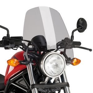 Windshield compatible with Honda Rebel 500 17-24 Smoke Puig NG Touring