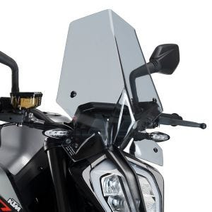 Windshield compatible with KTM 790 DUKE 18-21 Smoke Puig NG Sport