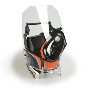 Semi Faring with windshield and LED compatible with KTM 350 EXC-F 11-22 Semifaring Rally Puig 20507W clear