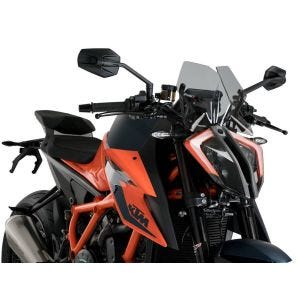 Windshield compatible with KTM 1290 Super Duke R 20-23 Smoke Puig NG Sport