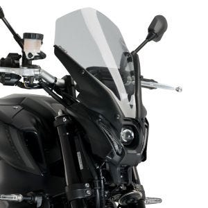 Windshield compatible with Yamaha MT-09 21-24 Smoke Puig NG Touring