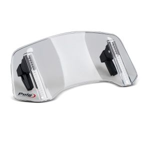 Windshield Spoiler compatible with Honda Transalp XL 600 V / 650 V Vario Deflector Clip-On Puig 20764H smoke