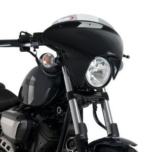Handlebar fairing Batwing with windshield compatible with Yamaha XV 950 R 14-20 Puig SML light smoke 21077H