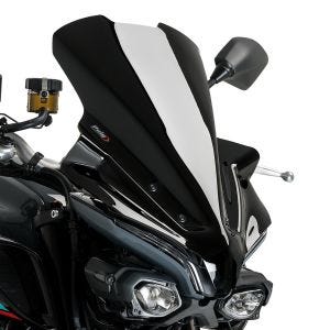 Windshield Fly Screen New Generation Touring compatible with Yamaha MT-10/SP 16-24 black Puig 21362N