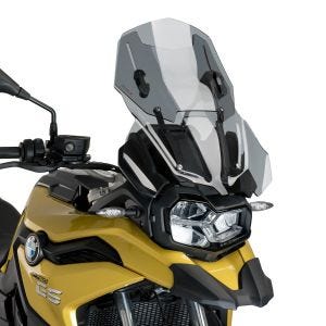 Windshield compatible with BMW F 800 GS 2024 Puig 3178H New Generation Touring smoke