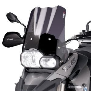 Touring Screen compatible with BMW F 800 GS 08-17 dark smoke windshield Puig 4670F
