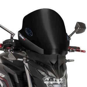 Windshield compatible with KTM 890 Duke 21-23 black Puig Trend