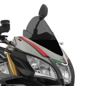 Racing Screen Z compatible with Aprilia Tuono V4 1100 Factory 15-24 Dark Smoke Double Bubble Puig