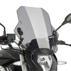 Windshield compatible with BMW F 800 R 09-19 light smoke Puig Bat 8088h