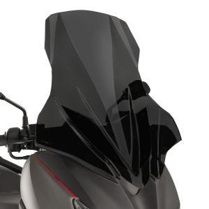 Windshield V-Tech Line Touring Puig compatible with Yamaha X-MAX 125 05-20 dark smoke Puig 9476f