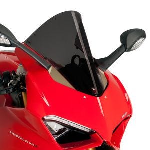 Racing Screen compatible with Ducati Panigale V2 20-24 dark smoke Double Bubble Puig